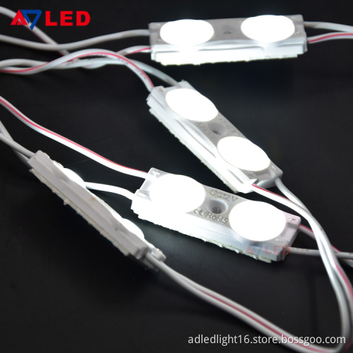 Adled Light SMD2835 90lm 0.96w 12v 2lens injection led module for channel led sign